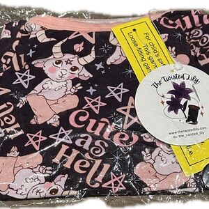 18-24 Twisted Lily Cute As Hell Long Sleeve Pajamas
